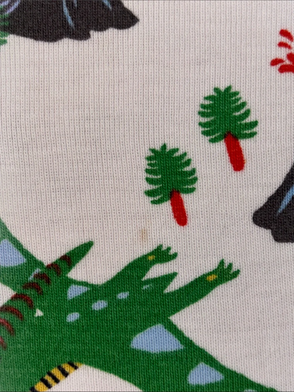 Hanna Andersson pterodactyl dinosaurs organic cotton pajamas set 120 6/7
